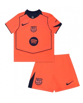 Barcelona Maglia Gara Terza Repliche 2025-26 Bambino Maniche Corte